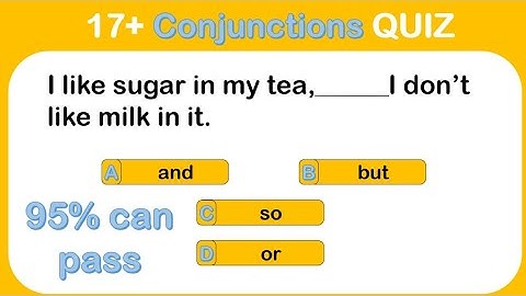 Conjunctions Quiz | @mrlazyworld_kh