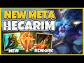 *NEW SKIN* HECARIM TOP IS 100% BUSTED IN SEASON 11 (CRAZY HEALING) - League of Legends