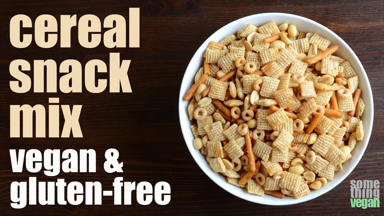 cereal snack mix (vegan & glutenfree) Something Vegan YouTube
