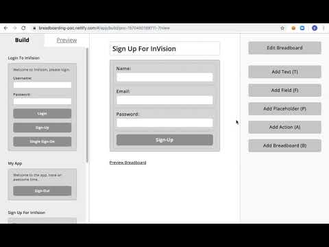 Proof-Of-Concept: InVision Breadboarding In Angular 9.0.0-next.9