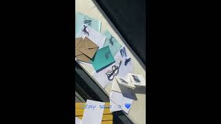 Making Hand Printed Stationary With Lino Offcuts