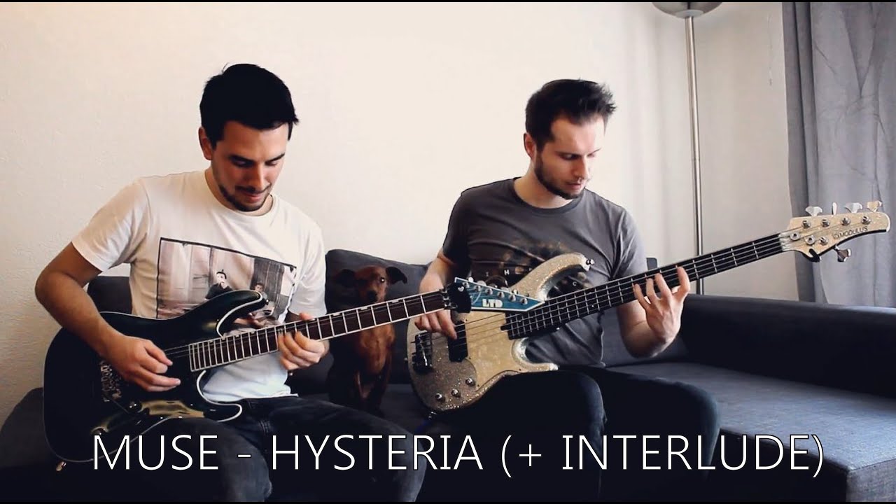 MUSE - Interlude / Hysteria [GUITAR &  BASS COVER]