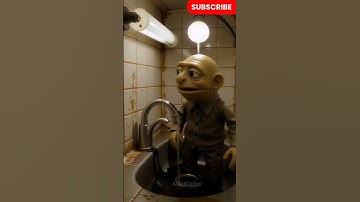 Puppet in the Sink Disturbing Bathroom Horror #shorts #shortsviral #horrorshorts