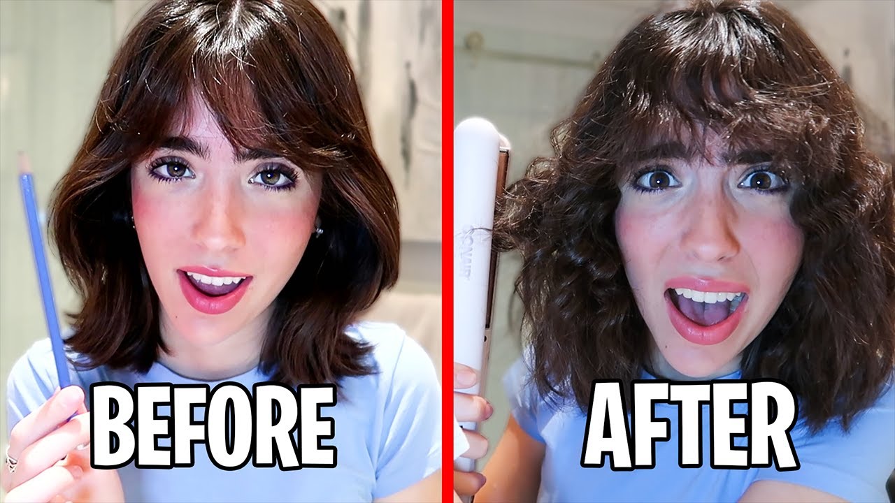 80s HAIR HACK BUT WITH A PENCIL… YouTube