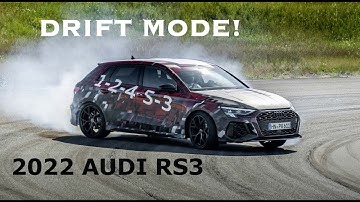 2022 Audi RS3 prototypes show off new drift mode