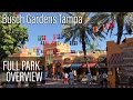 Busch Gardens Tampa FULL Park Overview