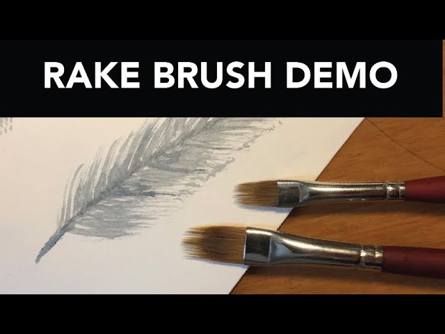 How to use Filbert Brushes 