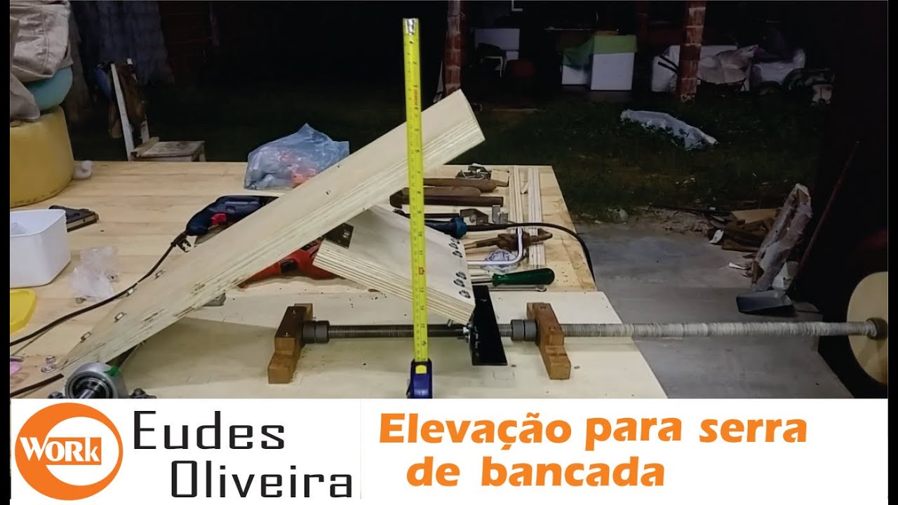 Lift system for table saw. YouTube