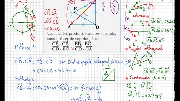 s’entraîner à calculer des produits scalaires avec la formule du cosinus • 1ère spécialité maths