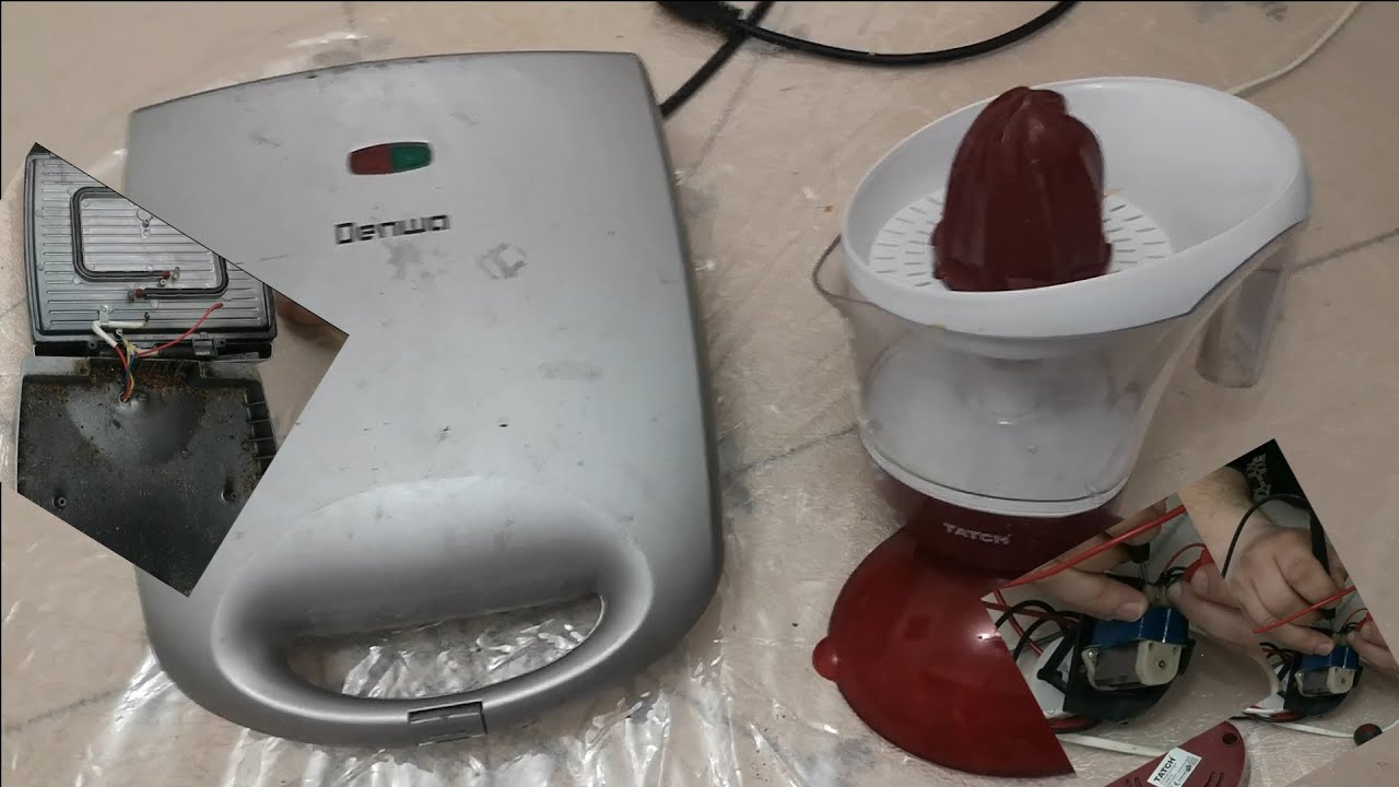 Presse Panini Denwa, Juicer Tatch, Presse-argumes , اصلاح سخان بانيني وعصارة الليمون