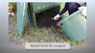 Composteur 600 L Eco-King vert Bac à compost monobloc - Ducatillon