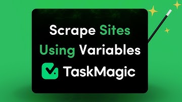 Scraping Automation with Variables (NOT GUIDED method)