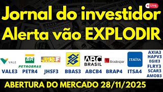 Download Lagu AÇÕES: PETR4 VALE3 JHSF3 BBAS3 ABCB4 BRAP4 ITSA4 AXIA3 HAPV3 EGIE3 FLRY3 SCAR3 AMOB3 CMIG4 IRDM11 MP3