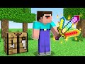 A NOOB CRAFTED THE STRONGEST SWORD IN MINECRAFT NOOB AND THE TROLLING TRAP IN MINECRAFT