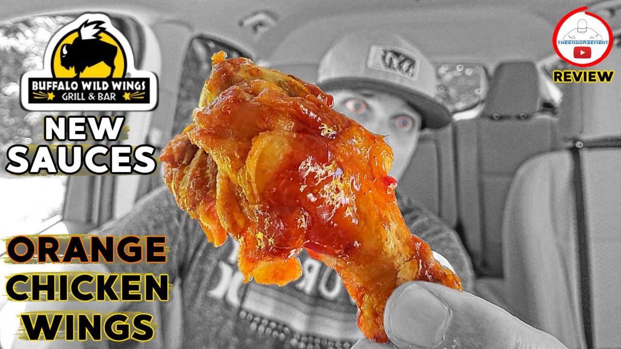 Buffalo Wild Wings Orange Chicken Wings Review New Sauces Youtube