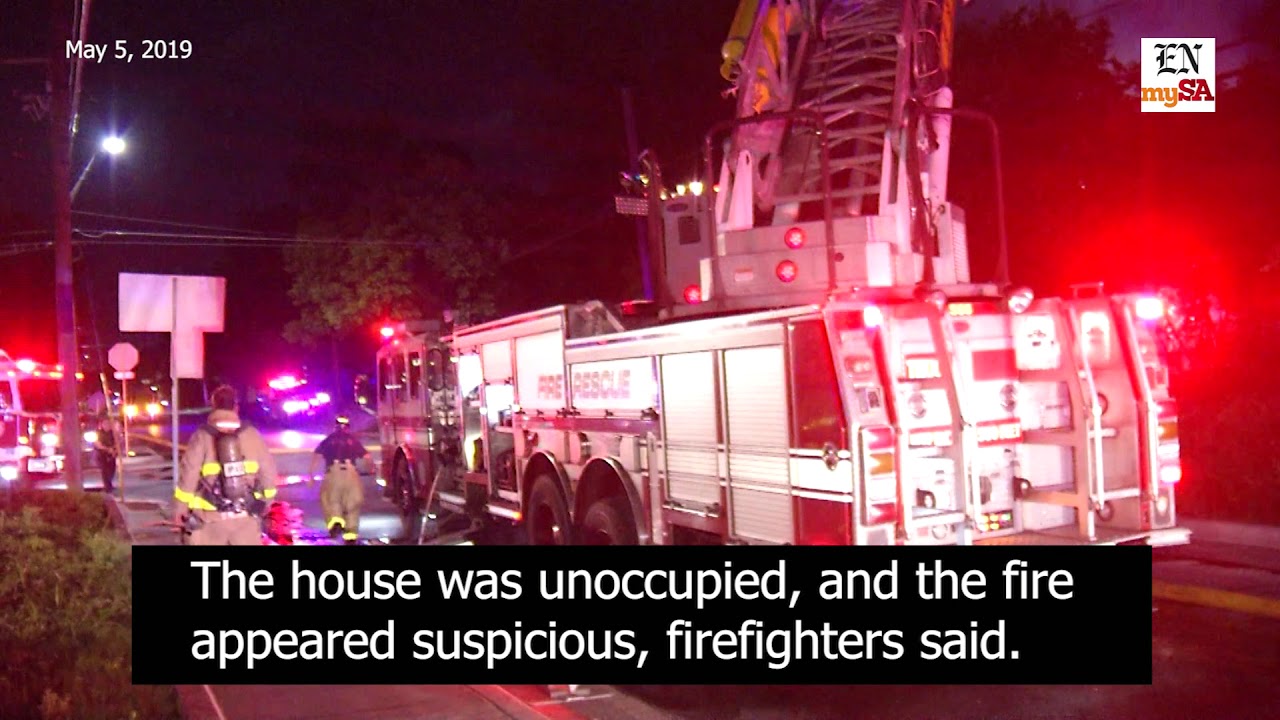 Arson suspected in San Antonio house fire YouTube