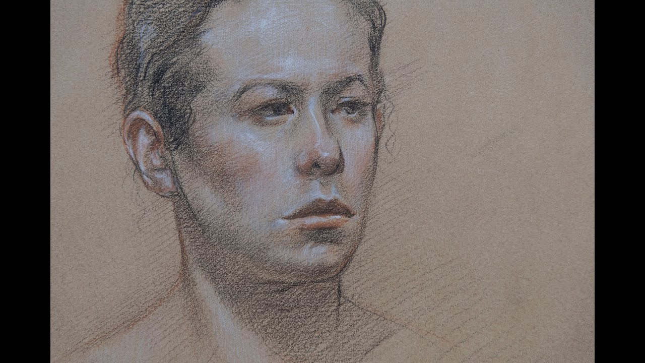 Remi Cárdenas en Atelier Mesones: Tres tizas (trois crayons technique)