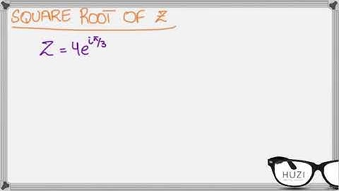 A2 Level Math: Complex Numbers 2.8 - Square Root of a Complex Number Using Exponential Form