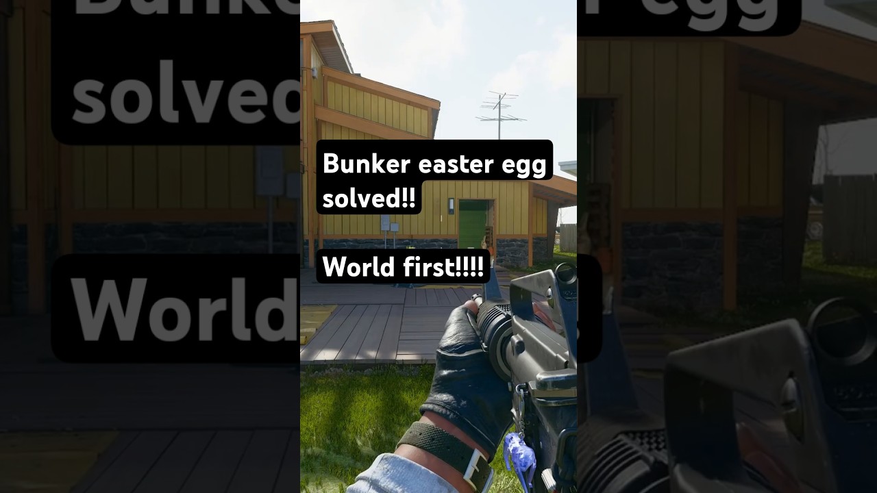 Opening the bunker doors on Nuketown EASTER EGG SOLVED! WORLDS FIRST!