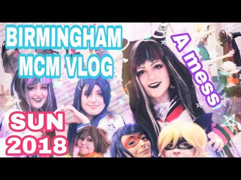 Birmingham MCM Vlog - Danganronpa cosplay - Sunday March 2018