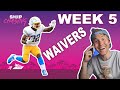 Justin Jackson & D'Ernest Johnson? In This Economy?? - Week 5 Waivers (Ep. 1.23)