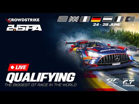 LIVE | Qualifying | CrowdStrike 24 Stunden von Spa | GT World Challenge pwd by AWS 2026