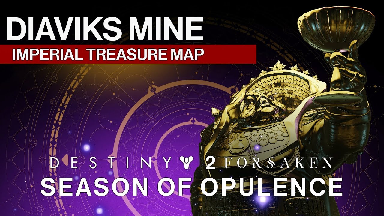 Destiny 2 Diaviks Mine Chest on Tangled Shore • Imperial Treasure Map