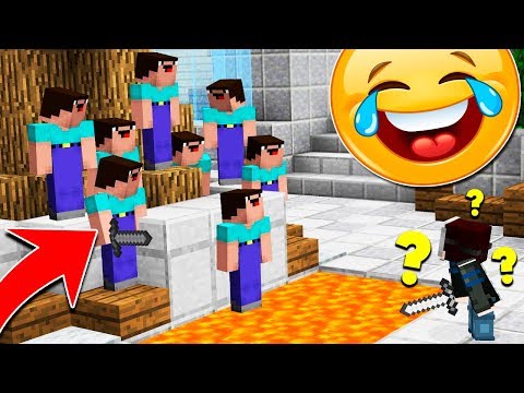 10 NOOBS VS 1 PRO! 😂 Minecraft Troll con Mikecrack - YouTube 10 NOOBS VS 1 PRO! 😂 Minecraft Troll con Mikecrack - YouTube