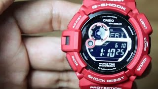 g shock mudman red