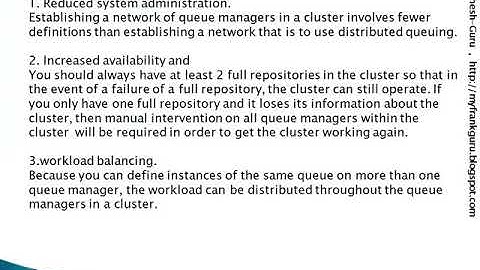 IBM MQ CLUSTER SETUP in TELUGU