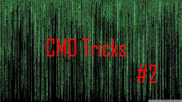 How to do Matrix with cmd and a notepad