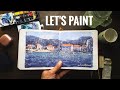 Watercolor painting demo by niaz hannan 2021