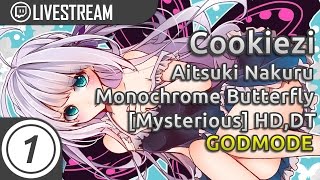 Cookiezi going GOD MODE on INSANE Jumps | Monochrome Butterfly HDDT 9.18* | Livestream w/ chat!