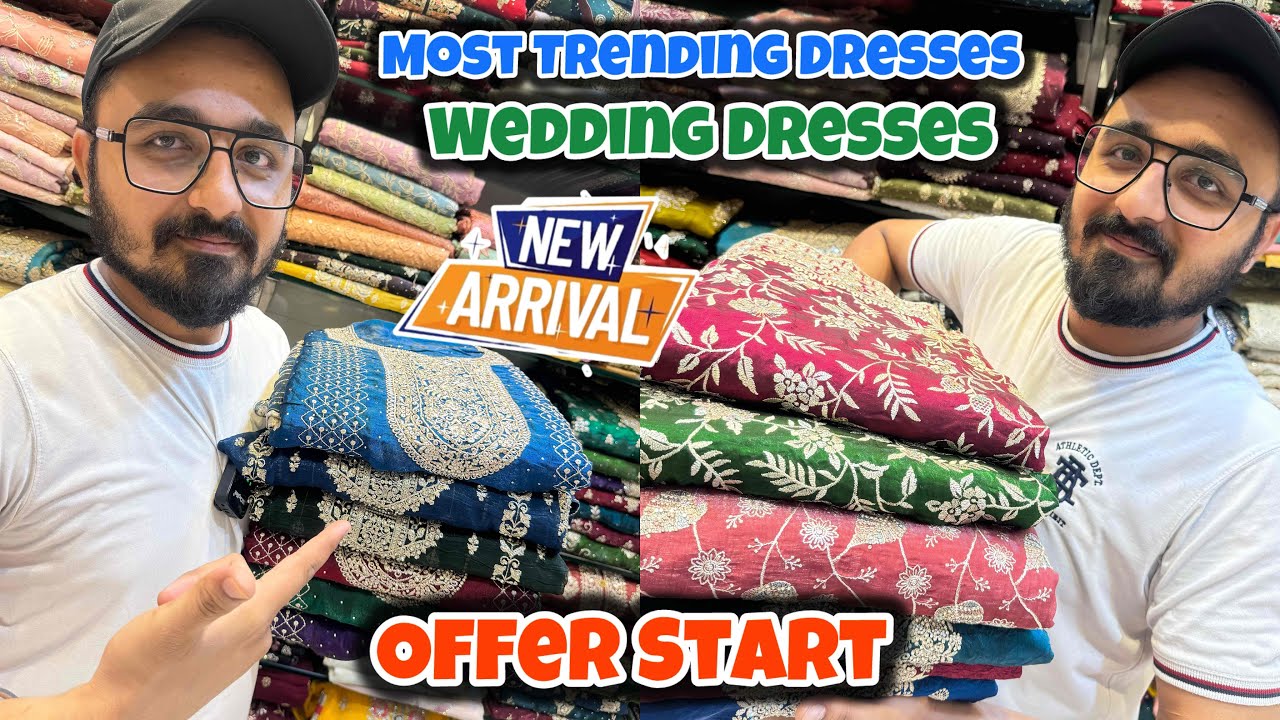 Most Trending Showroom || Wedding Shopping Collection &Original Beanded Free Size Dresses Available 