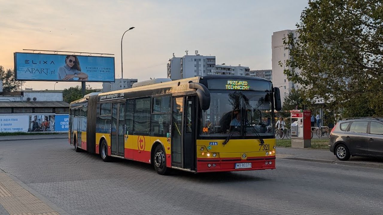 Solbus SM18 LNG #7321 [🚍411] MZA Warszawa