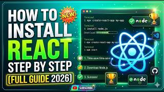 How To Install React Js & Setup Your First Project