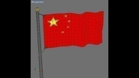 3D Model Chinese Flag Review