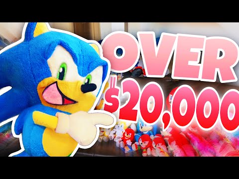 SONIC PLUSH COLLECTION 2025 WORTH OVER $20,000