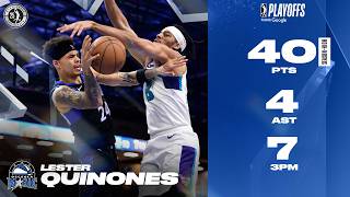 Lester Quinones Drops Season-High 40 Points In Eastern Conference Final