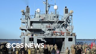 U.S. troops head to Gaza for aid port mission