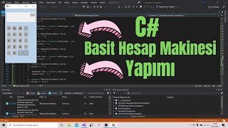 C# ile Basit Hesap Makinesi Projesi