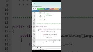 Java Pattern Program - 6 #coding #javaprogramming #java #shorts