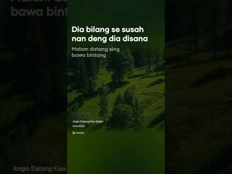 Angin Datang Kasi Kabar MarioGKlau