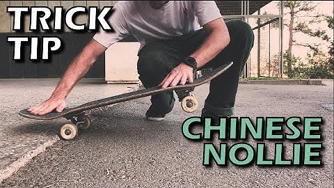 TRICK TIP - CHINESE NOLLIE #SKATEBOARDING