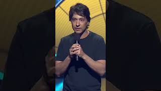 Arj Barker asks mum with baby to leave his show