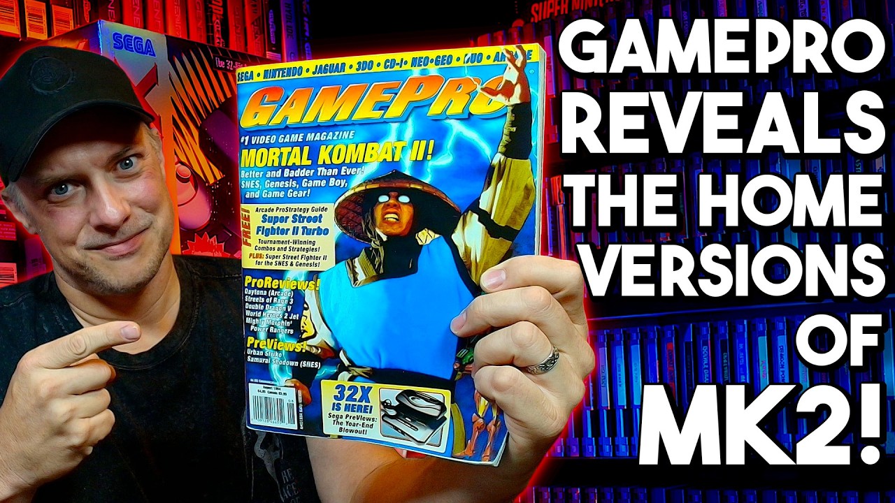 GamePro Reveals The Home Versions Of Mortal Kombat II | Reading Vintage Video Game Magazines