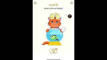 DOP 2 Delete One Part: What is The Cat Hiding? Gameplay Walkthrough #Shorts