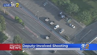 Suspect Shot By Deputy In Paramount