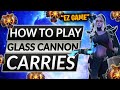 How to play glass cannon carry  best build  farming patterns  dota 2 guide