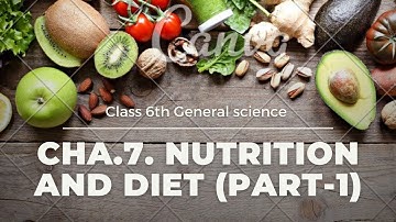 Std 6 th|GeneralScience Chap.7Nutrition and Diet (Part-1)Maharashtra state board